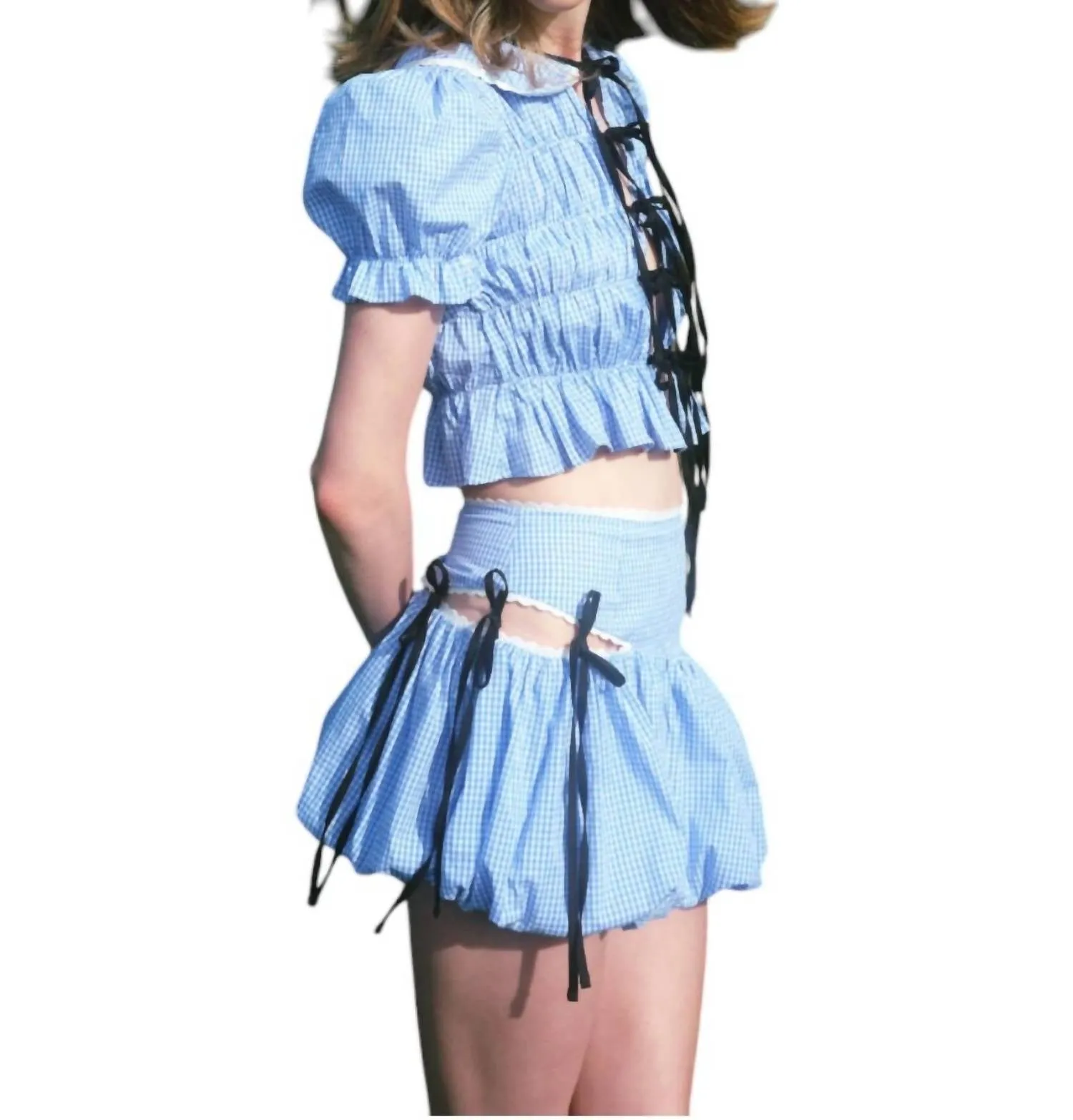 Allina Liu - Women's Clover Mini Skirt
