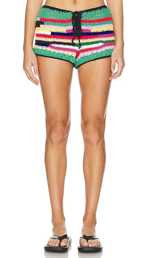 CeliaB Chimera Shorts in Green