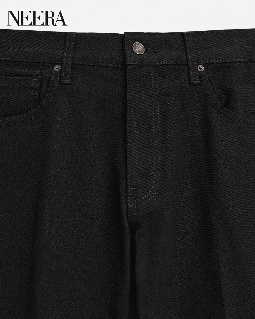 Classic Black Wool Trousers