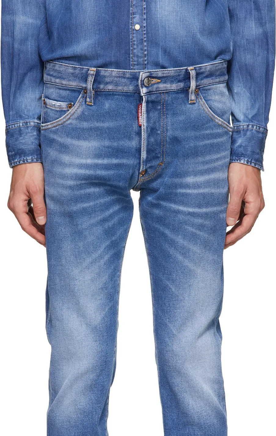 Dsquared2 Blue Cool Guy Proper Wash Jeans