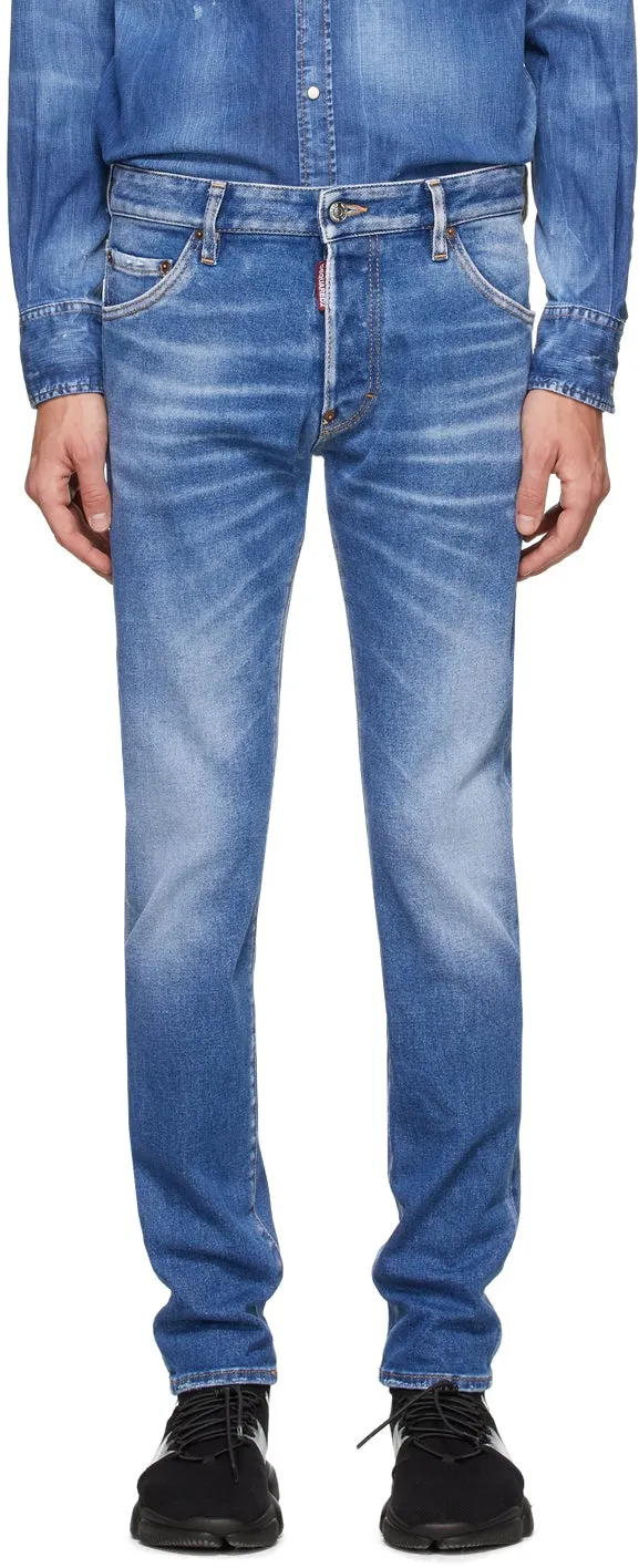 Dsquared2 Blue Cool Guy Proper Wash Jeans