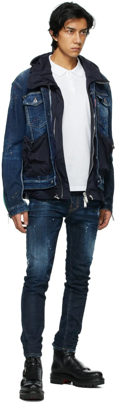 Dsquared2 Blue Zlatan IbrahimoviÄ‡ Edition Icon Talent Skater Jeans