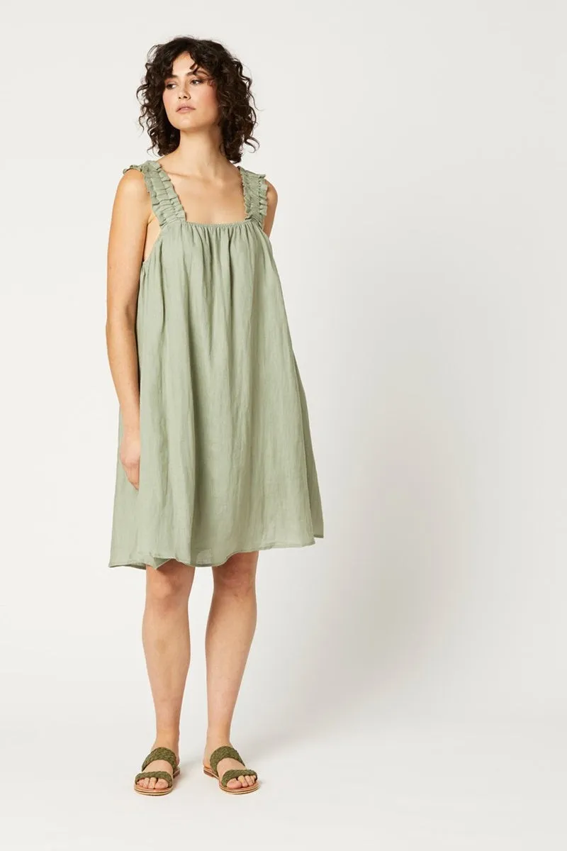 Eb & Ive - Nala Midi Dress - Sage