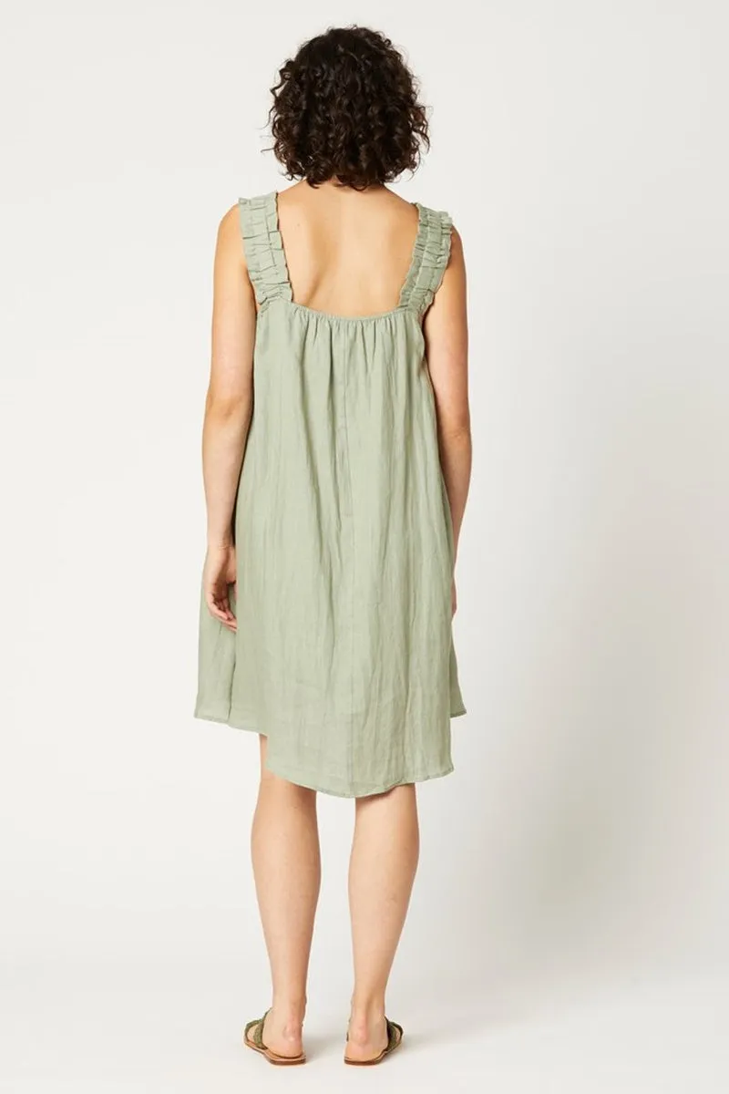 Eb & Ive - Nala Midi Dress - Sage