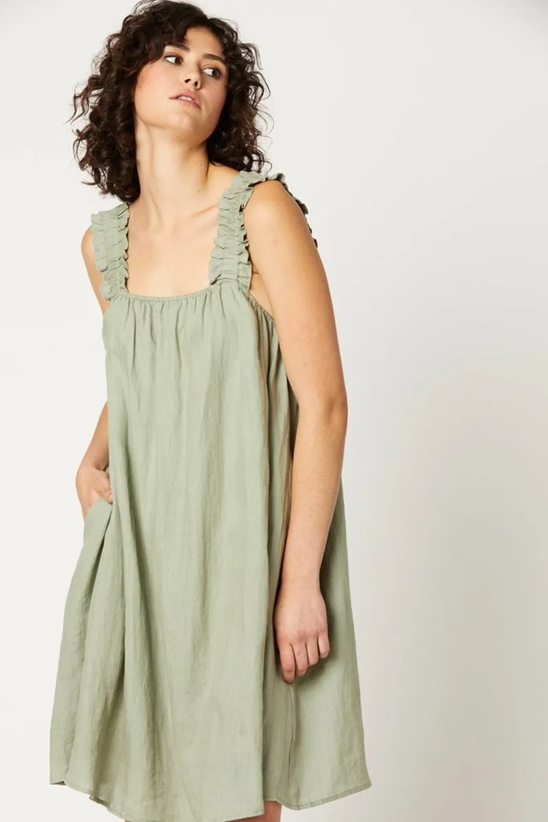 Eb & Ive - Nala Midi Dress - Sage