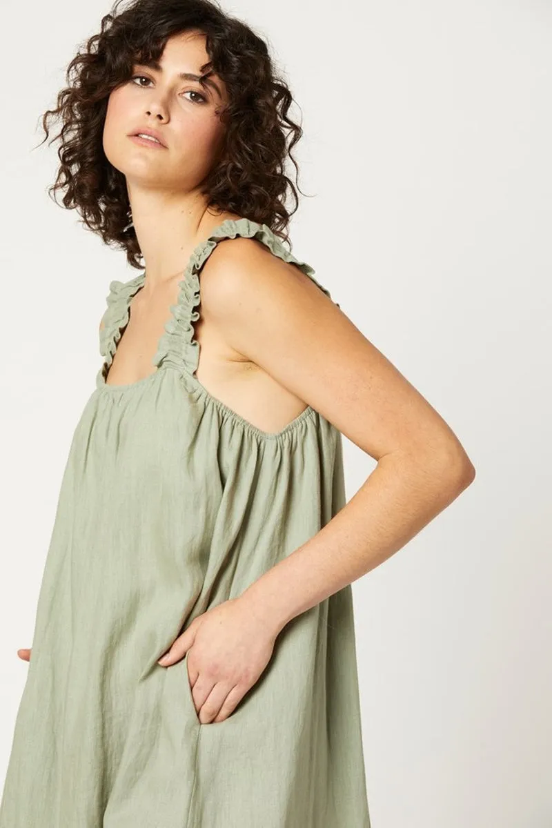 Eb & Ive - Nala Midi Dress - Sage