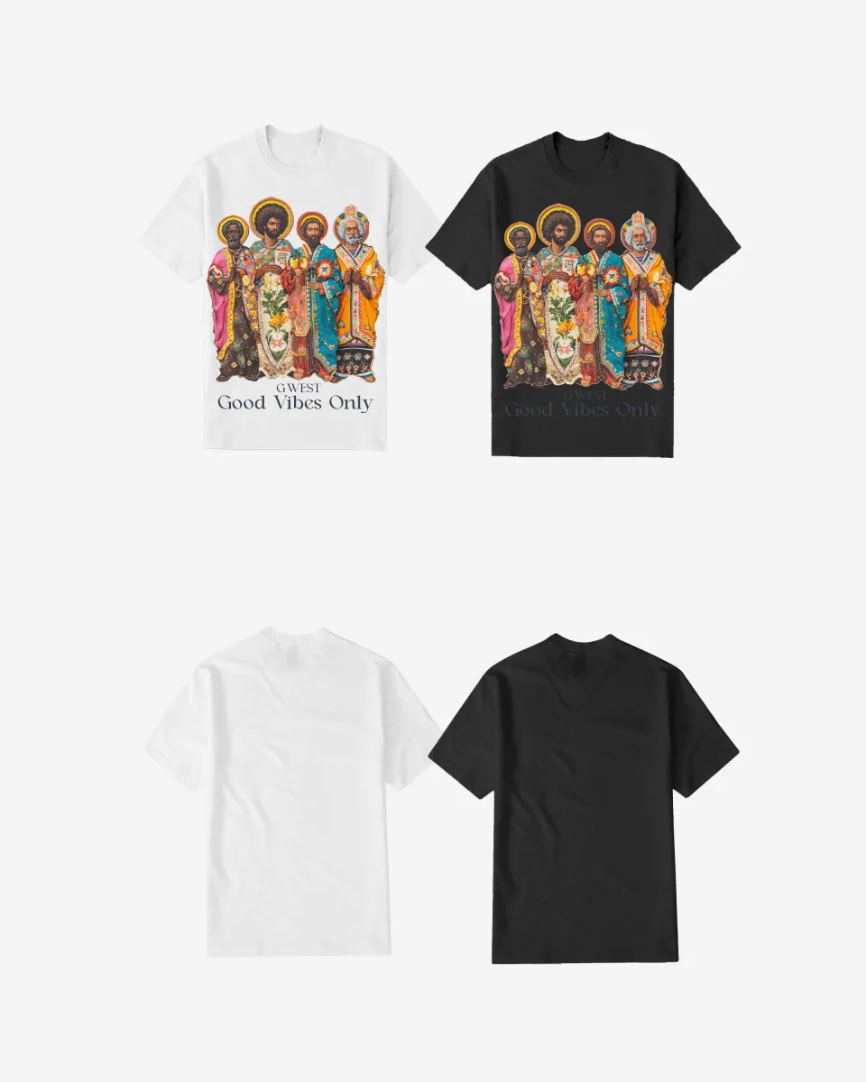 G WEST GOOD VIBES TEE