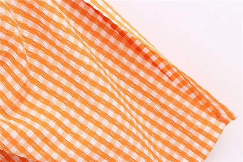 GINGHAM CHECK SKIRT
