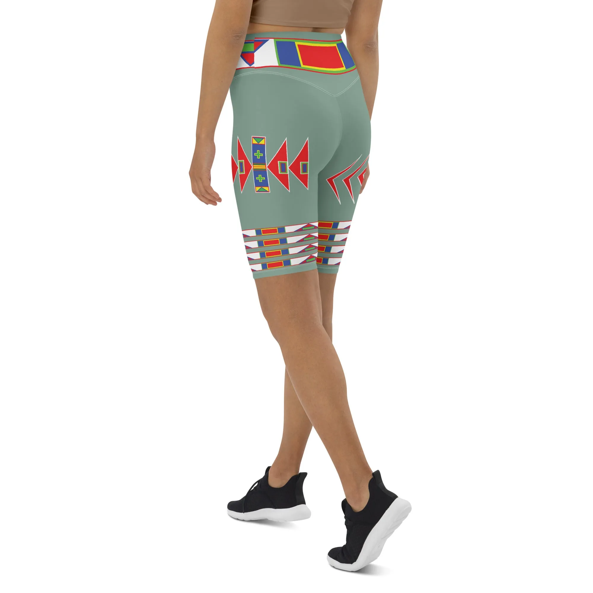 Gratitude Moss Biker Shorts