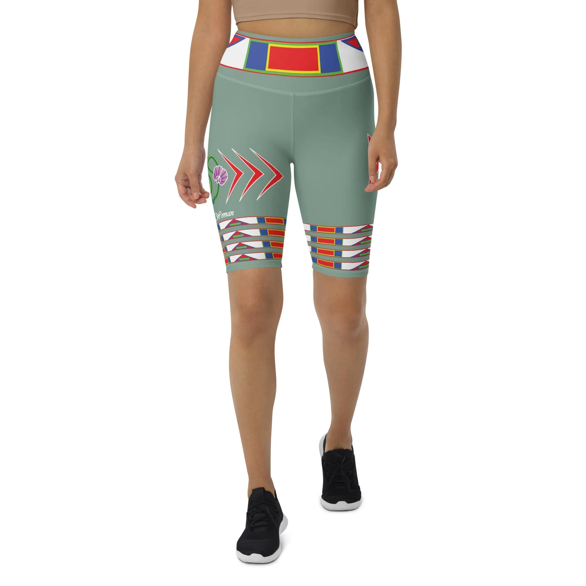Gratitude Moss Biker Shorts
