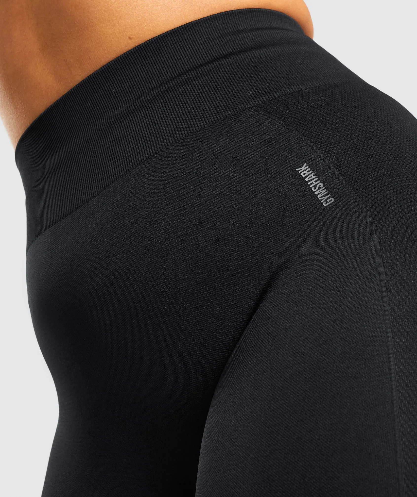 Gymshark Flex High Waisted Leggings - Black/Charcoal