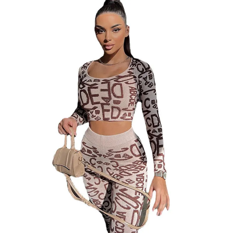 Hip-Lifting Leggings Two-Piece Suit