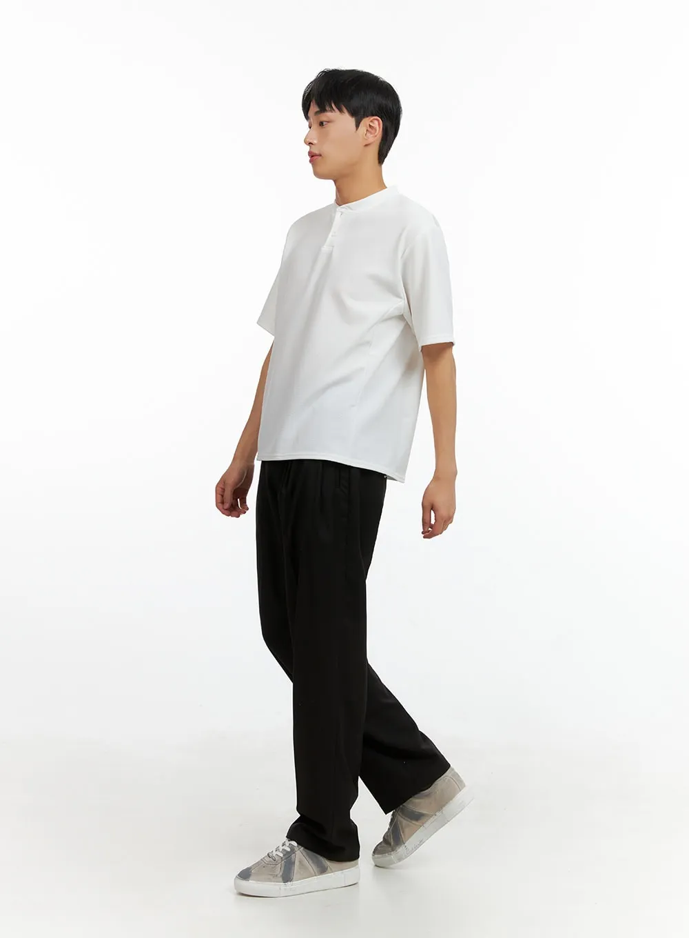 Men's Solid Trousers IU414