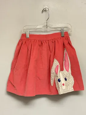 mini Boden Size 7 Red Corduroy Bunny Girls Skirts