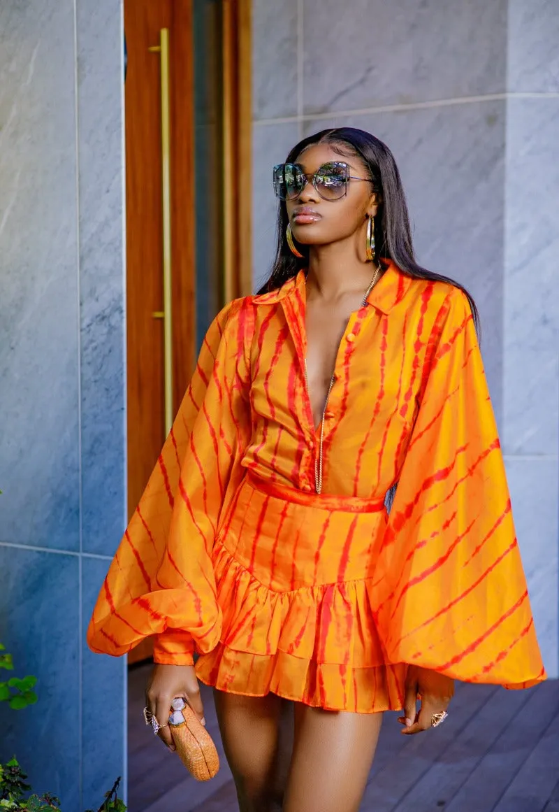 Orange Doreen Skirt
