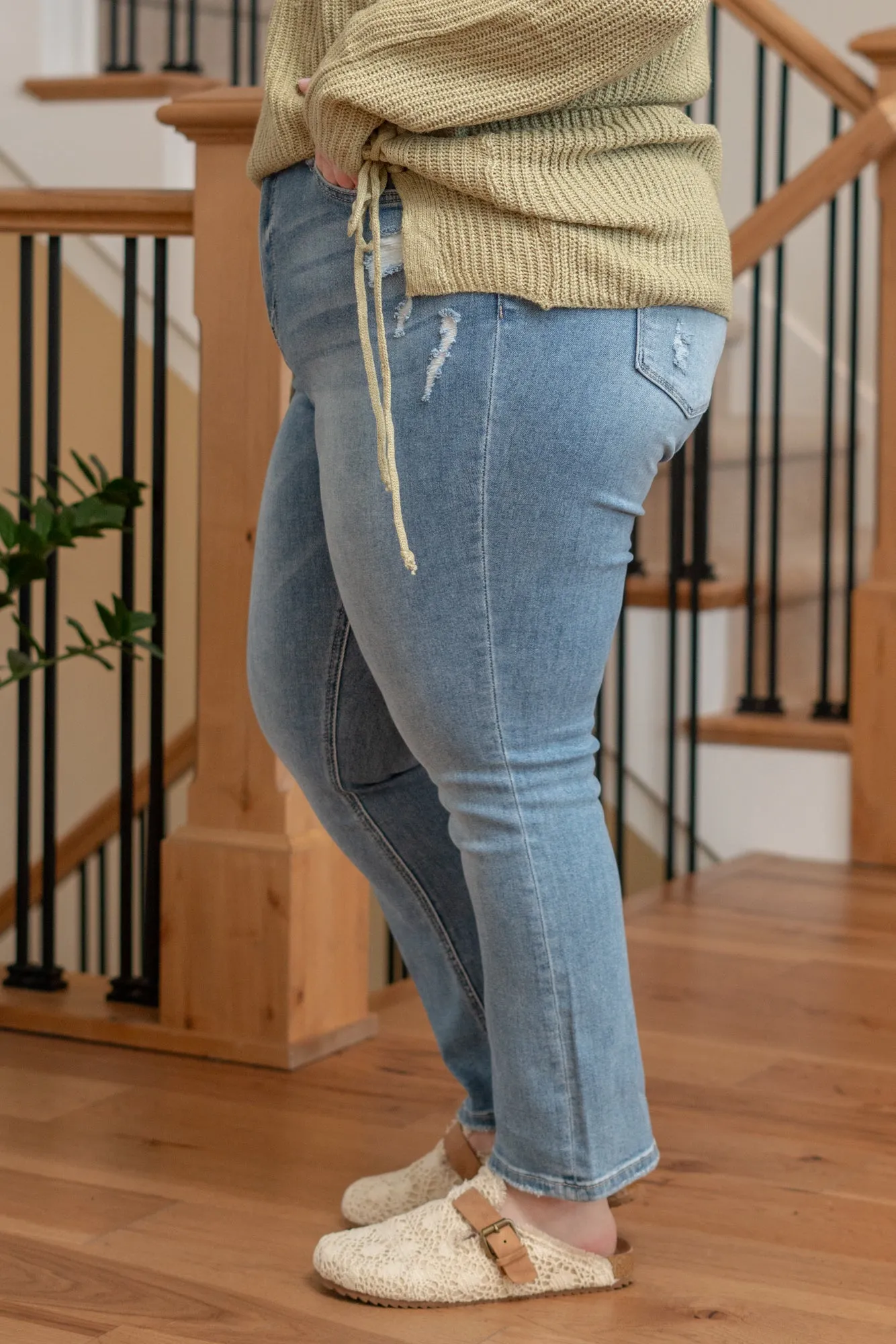 Plus Size Perseverance High Rise Slim Straight