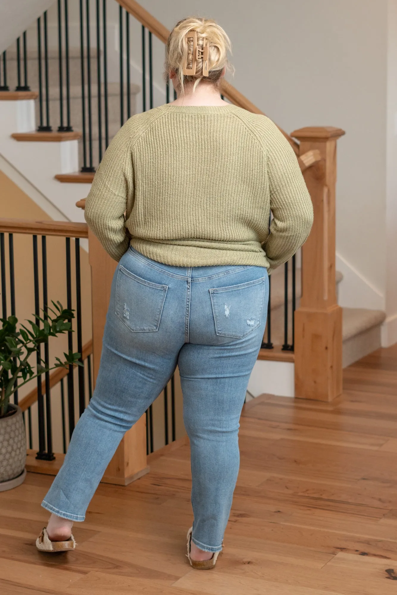 Plus Size Perseverance High Rise Slim Straight