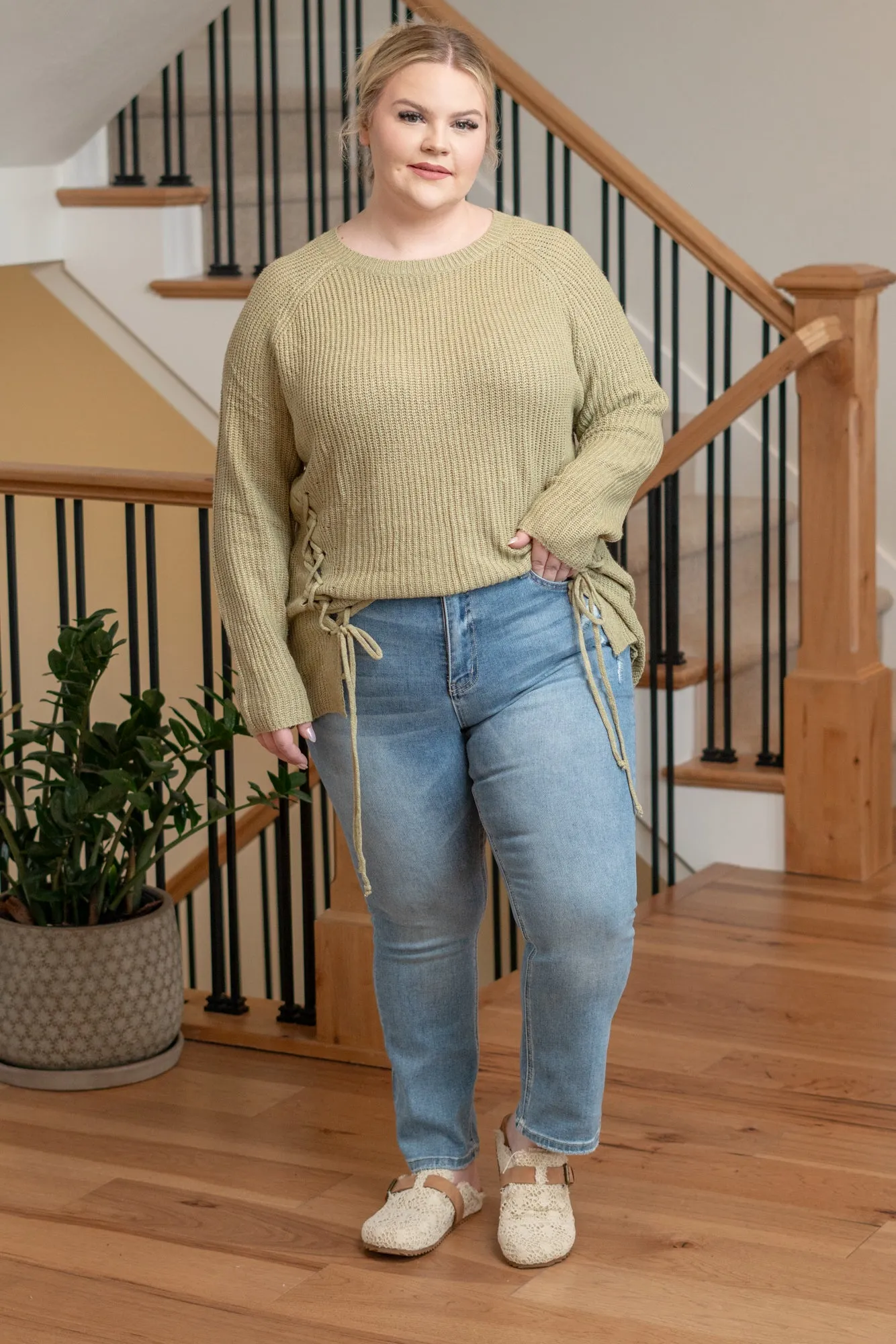 Plus Size Perseverance High Rise Slim Straight