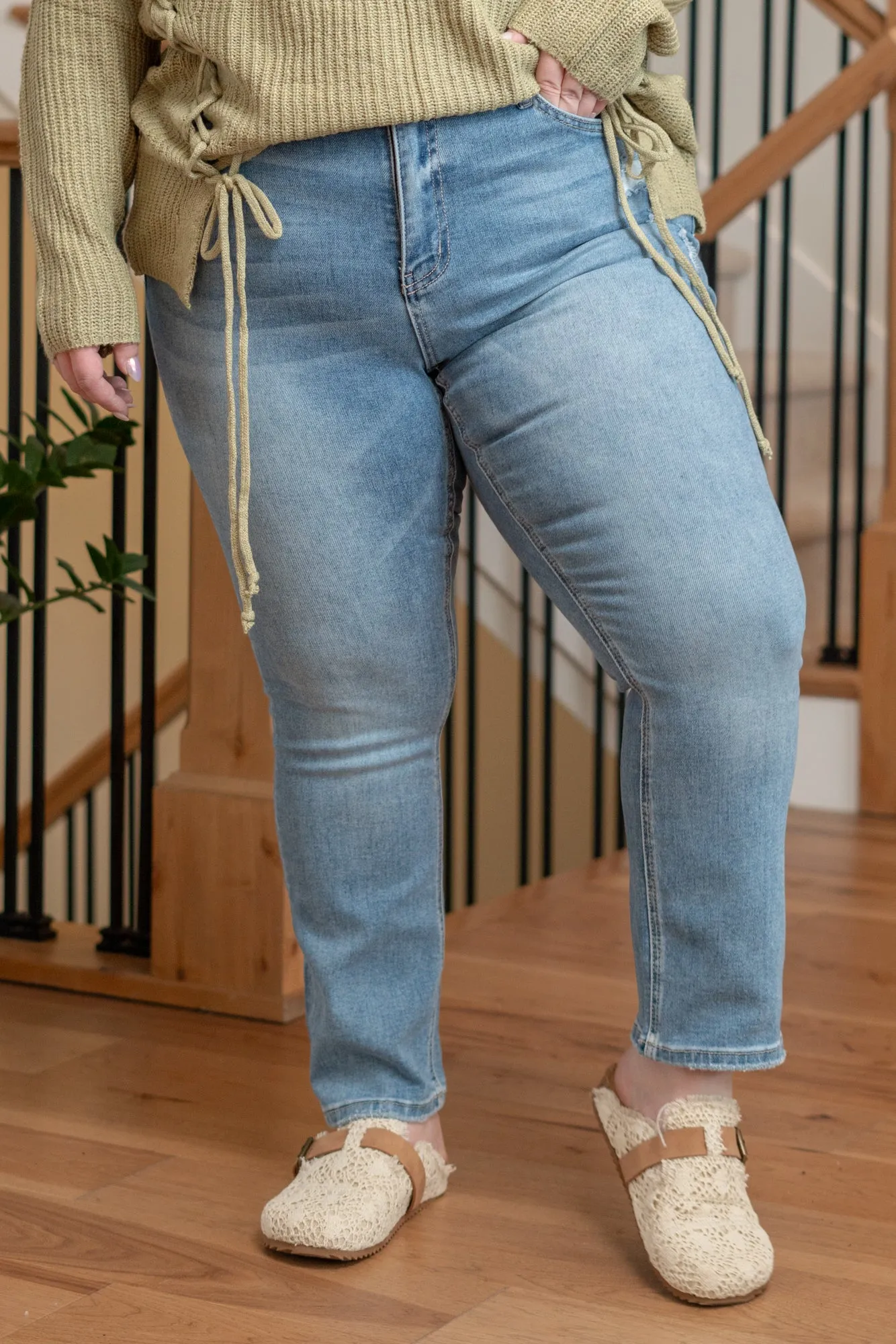 Plus Size Perseverance High Rise Slim Straight