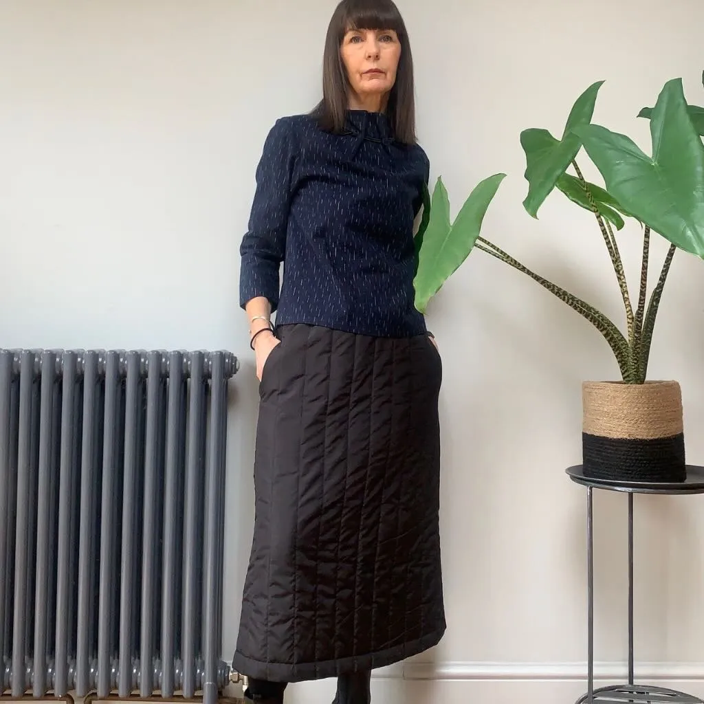 THE ASSEMBLY LINE • A-Line Midi Skirt Sewing Pattern (XS - L)