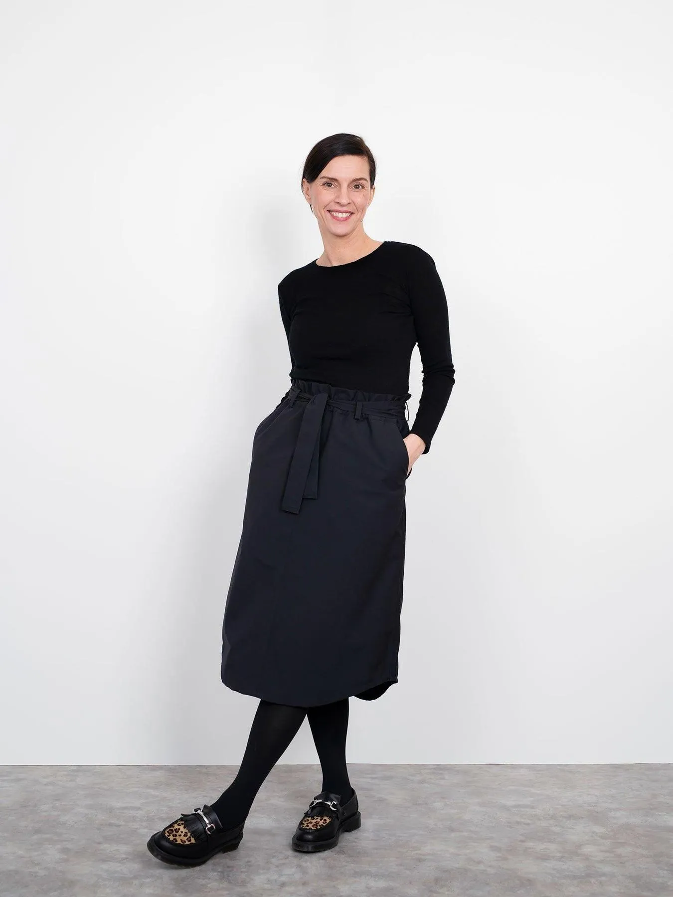 THE ASSEMBLY LINE • A-Line Midi Skirt Sewing Pattern (XS - L)