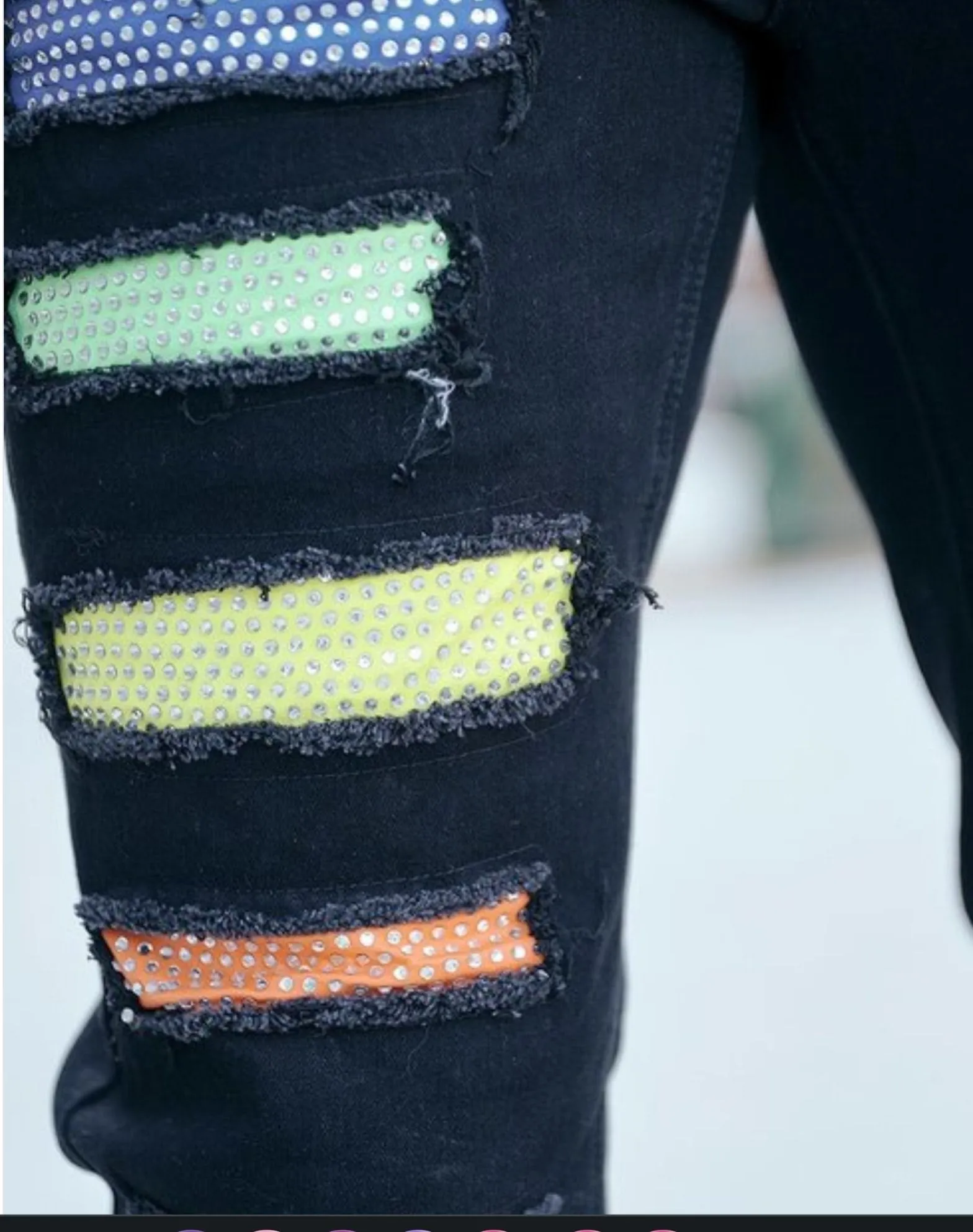 The Black Rainbow Jeans