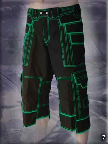 Trinity Bermuda - cyber tribal festival Shorts