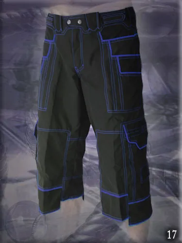 Trinity Bermuda - cyber tribal festival Shorts