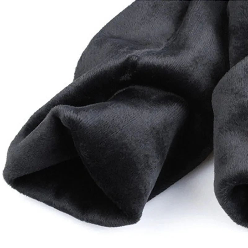 Womens Winter Velvet Insulated Leggings High Waisted